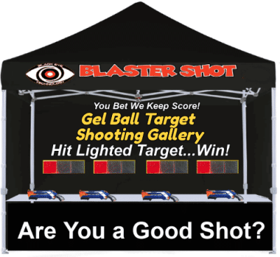 Gel Ball Target Shooting Galleries
